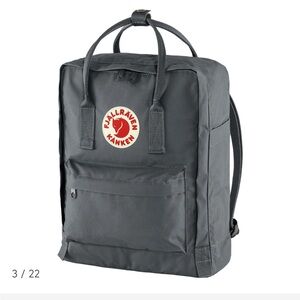Kånken Fjall Raven Backpack in grey blue